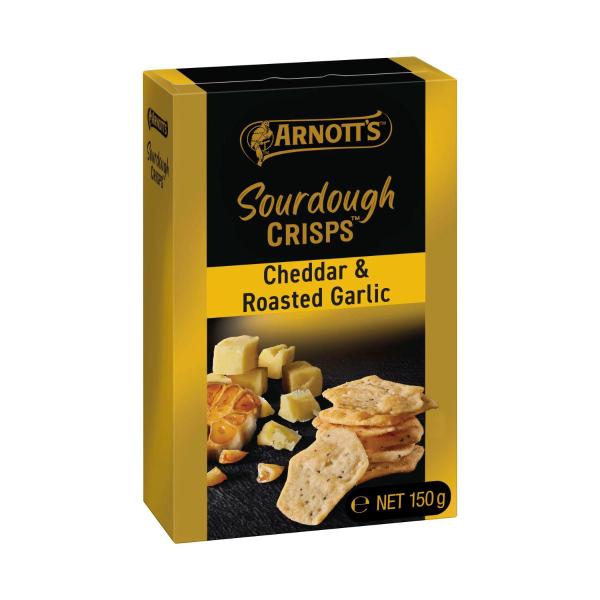 Sourdough Crackers Cheddar & Roast Garlic