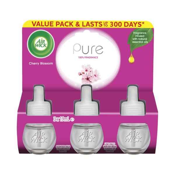 AIR WICK PURE CHERRY BLOSSOM REFILLS 3X19ML