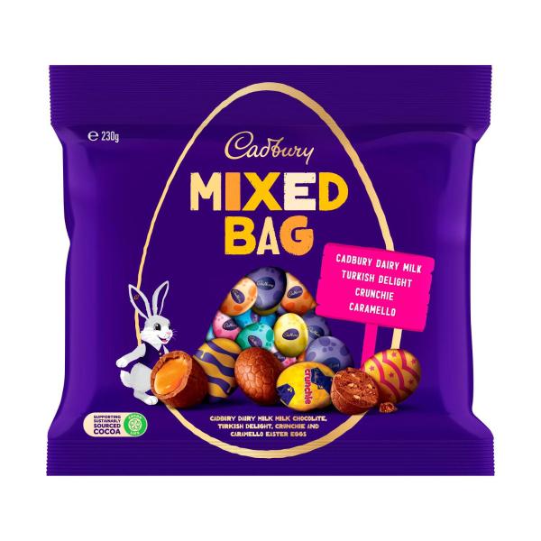 CADBURY SELECTIONS EASTER CHOCOLATE EGGS BAG 230G