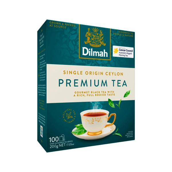 DILMAH PREMIUM TEA CUP TEA BAGS 100 PACK