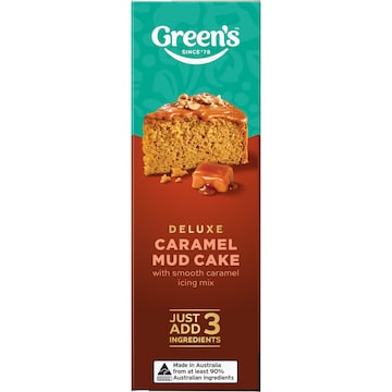 Green's Deluxe Caramel Mud Cake Mix 600g