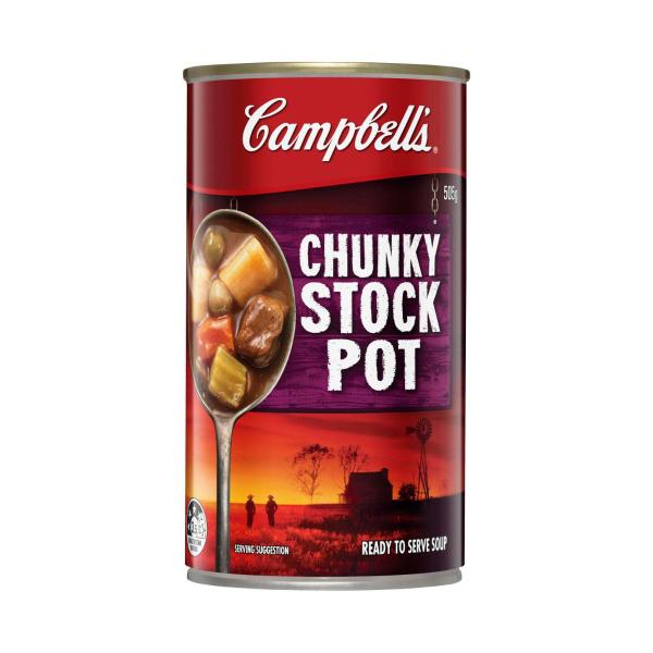 CAMPBELLS CHUNKY SOUP :STOCKPOT:.:505 GRAM
