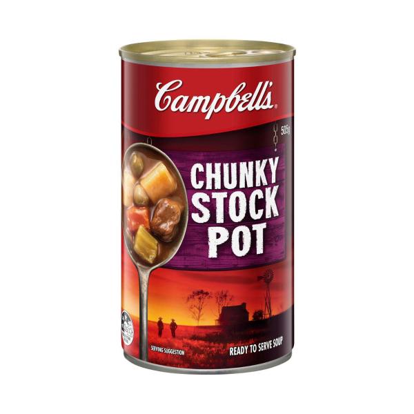 CAMPBELLS CHUNKY SOUP :STOCKPOT:.:505 GRAM