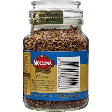 Moccona Freeze Dried Instant Coffee Classic Decaffeinated 100g