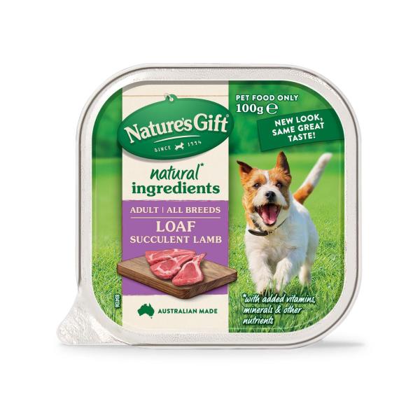 Adult All Breeds Wet Dog Food Loaf Succulent Lamb