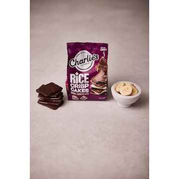 Charlie's Fine Food Co. Mini Rice Crisps Dark Chocolate 80g