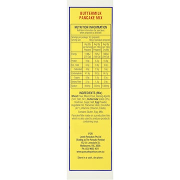 The Pancake Parlour Buttermilk Pancake Mix 500g