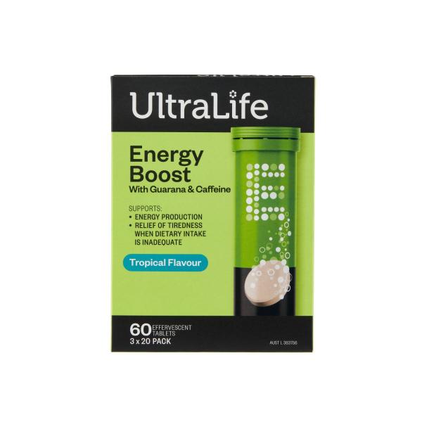 Effervescent Energy Tropical Tablets