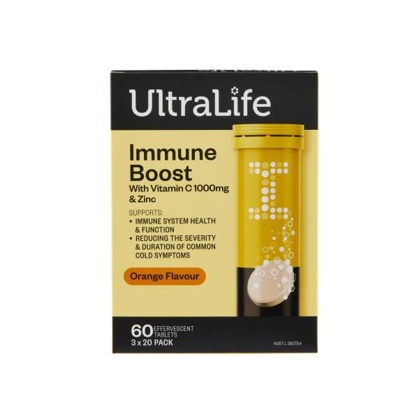 Effervescent Immune Orange Tablets