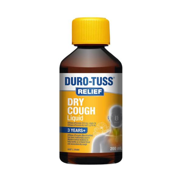 DURO-TUSS RELIEF DRY COUGH LIQUID 200ML