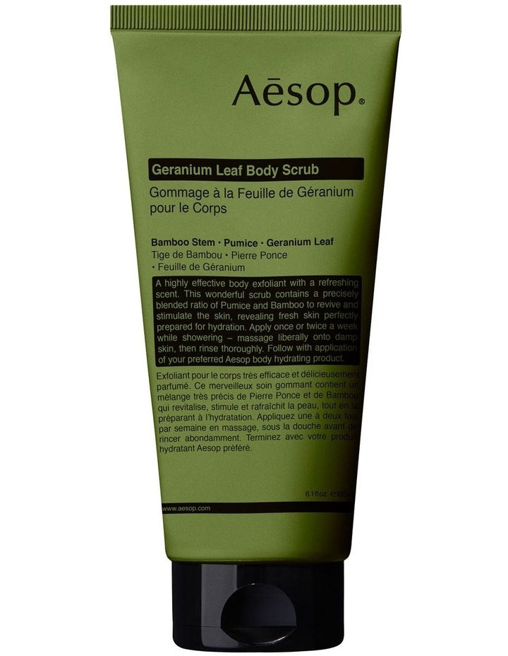 Geranium Leaf Body Scrub 180ml