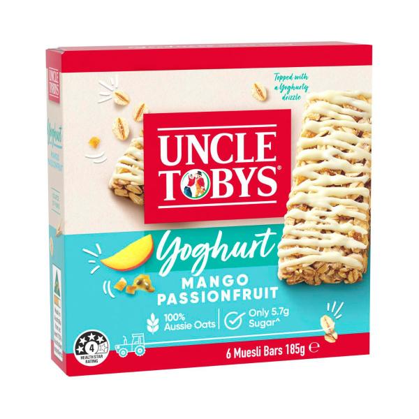 Mango & Passionfruit Yoghurt Muesli Bars School Lunchbox Snacks