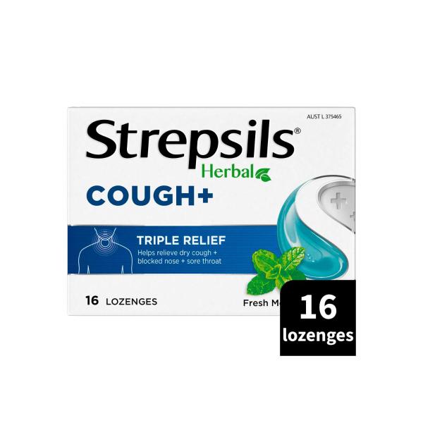 Herbal Cough Lozenges Fresh Menthol