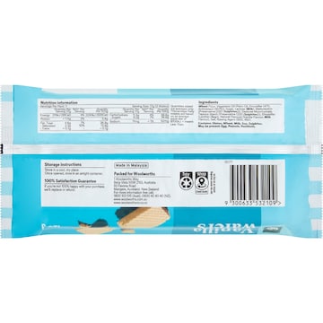 Woolworths Vanilla Creme Wafer Biscuits 125g