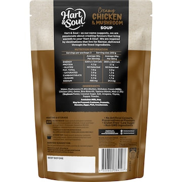 Hart & Soul Creamy Chicken & Mushroom Soup 400g