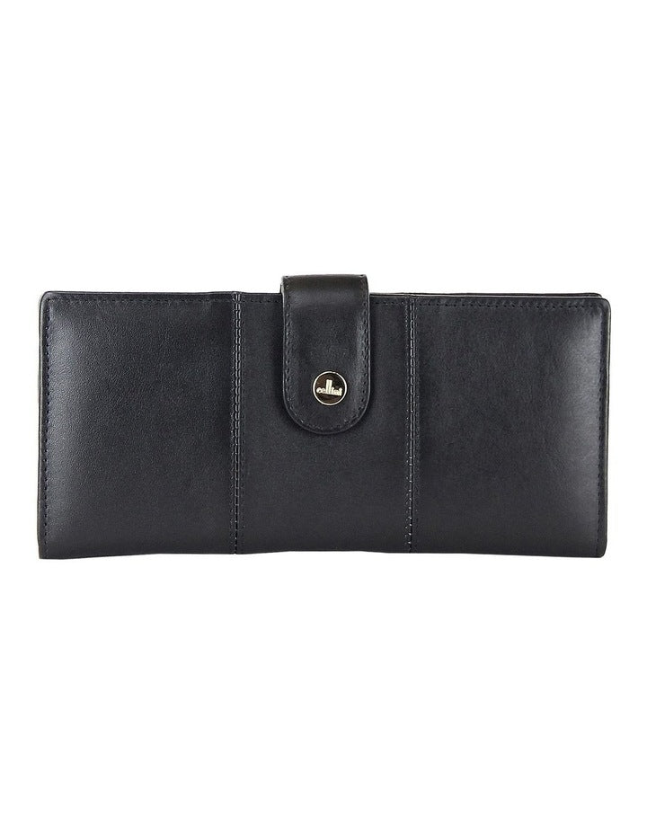 Trifold Rfid Wallet in Black