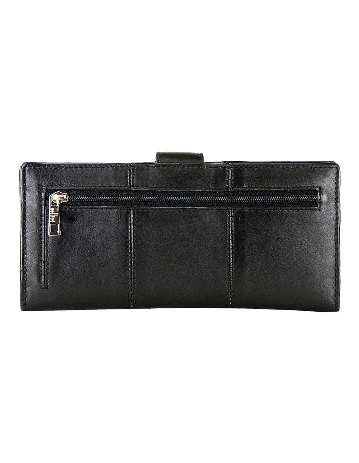 Trifold Rfid Wallet in Black