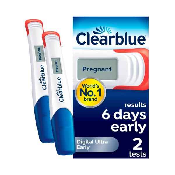 CLEARBLUE DIGITAL ULTRA EARLY PREGNANCY TEST 2 PACK
