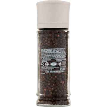 Natural Large Black Peppercorns Grinder 130g