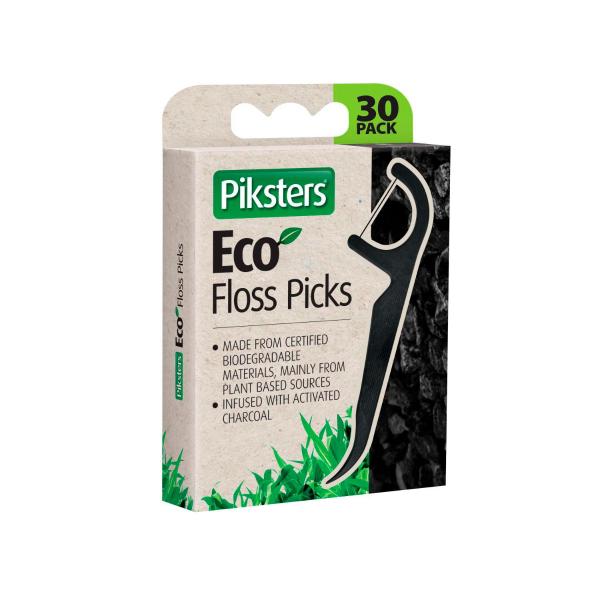 Eco Charcoal Floss Picks