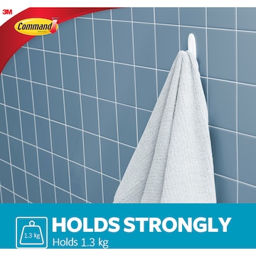 3M Command Wet & Dry Designer Hook 2 pack