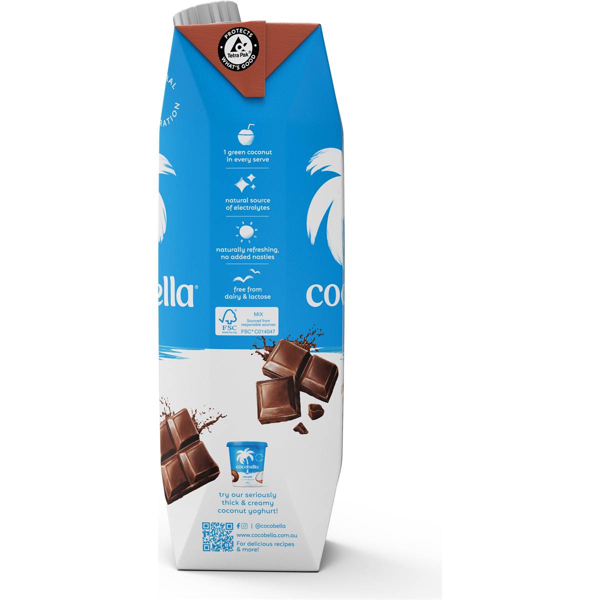 Cocobella Coconut Water Chocolate 1L