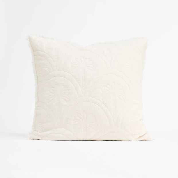 Palm Quilted Australian Cotton European Pillowcase