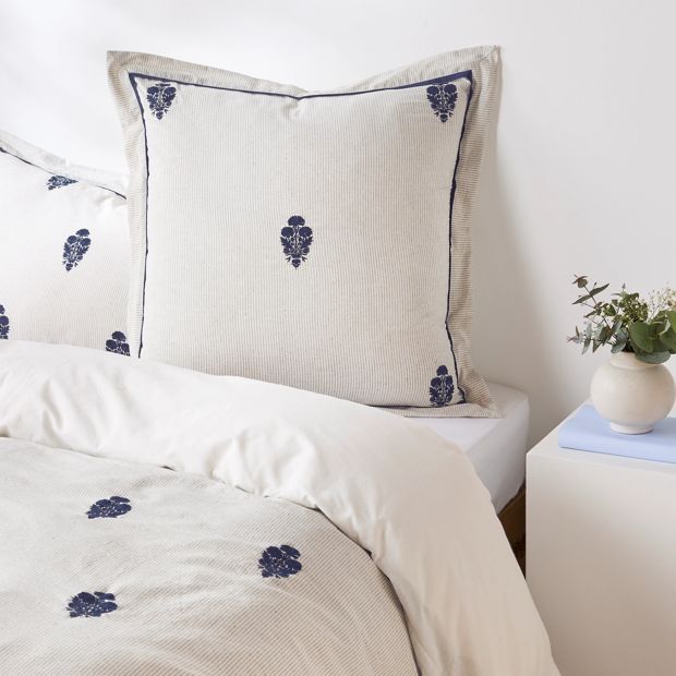 Aria Embroidered European Pillowcase