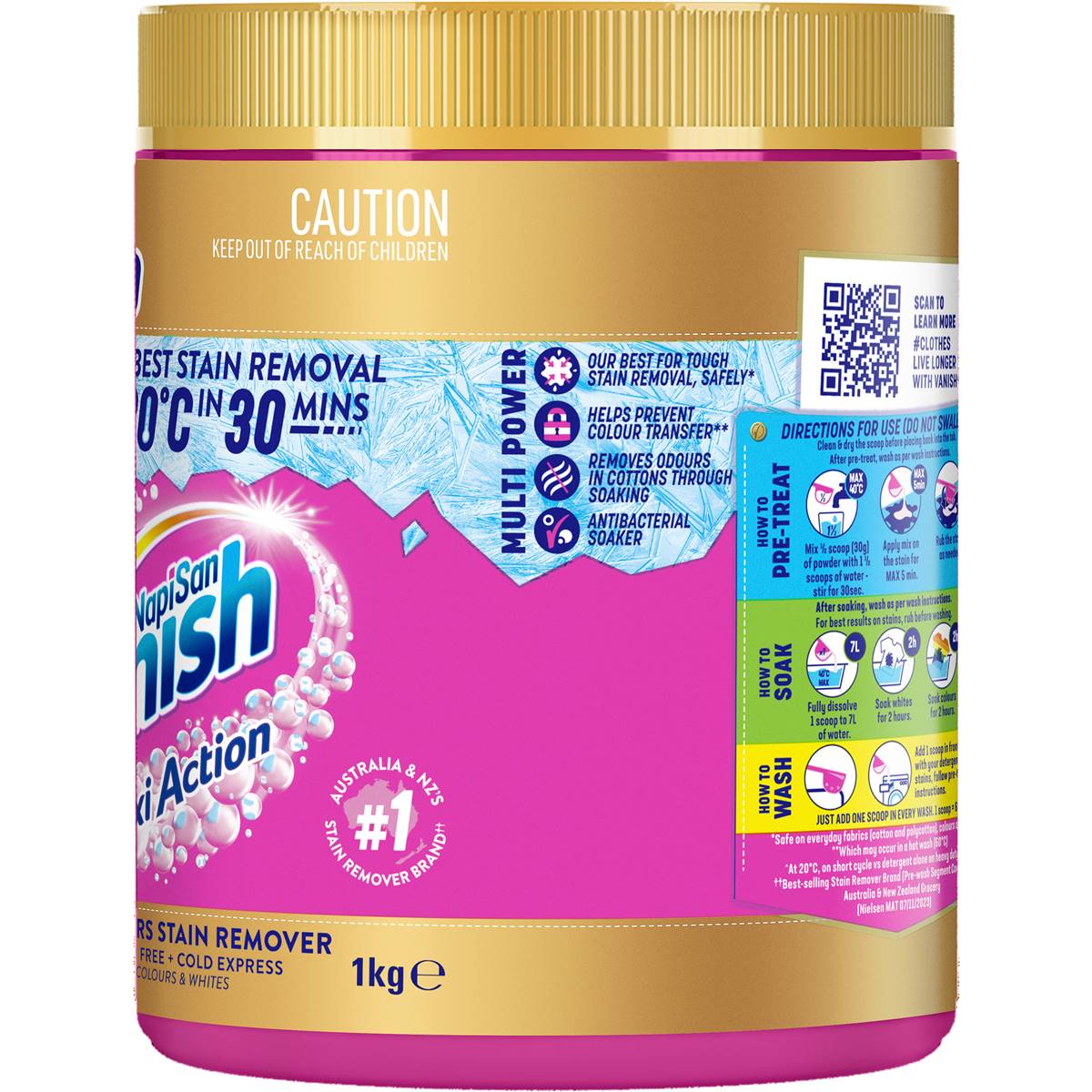 Vanish Gold Pro Stain Remover Powder 1kg
