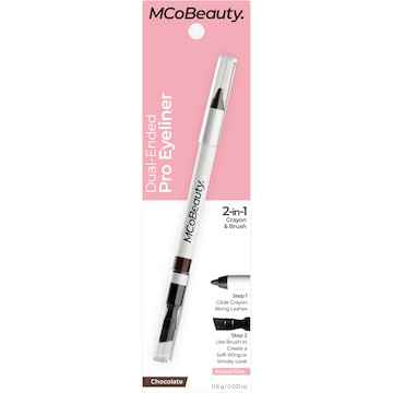 MCoBeauty Dual Ended Pro Eyeliner Chocolate 0.6g