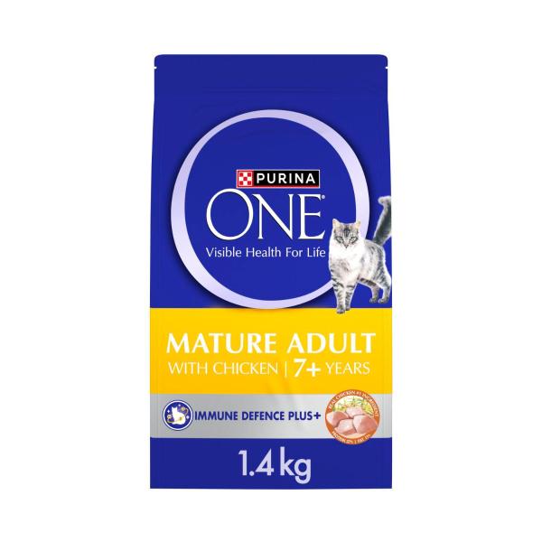 One Senior 7+ Dry Cat Food Chicken