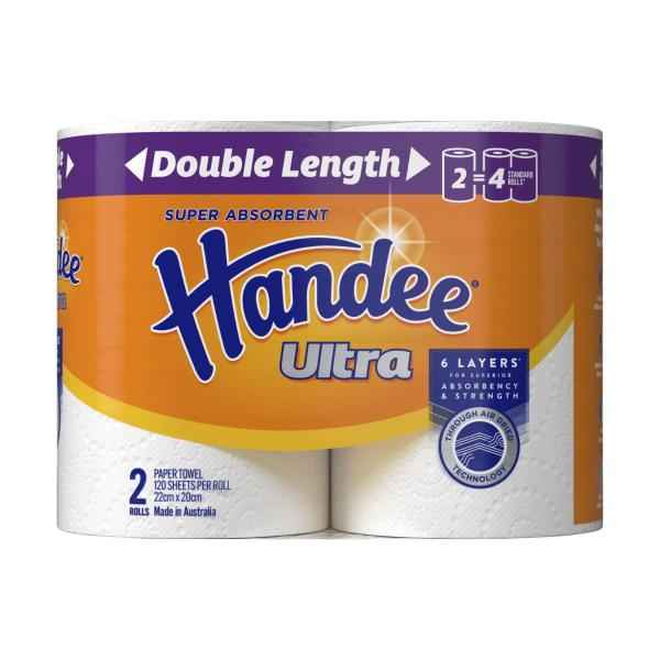 Ultra Double Length Paper Towel Crisp White