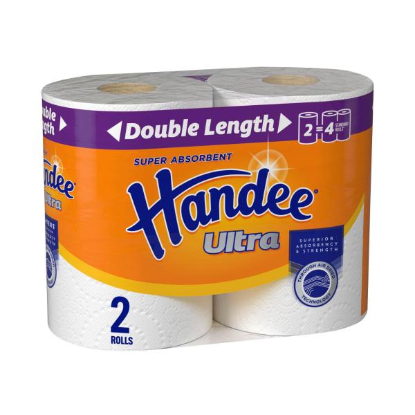 HANDEE ULTRA DOUBLE LENGTH PAPER TOWEL 2 PACK