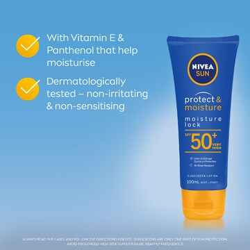 Nivea SPF 50+ Sun Protect & Moisture Sunscreen Lotion 100mL