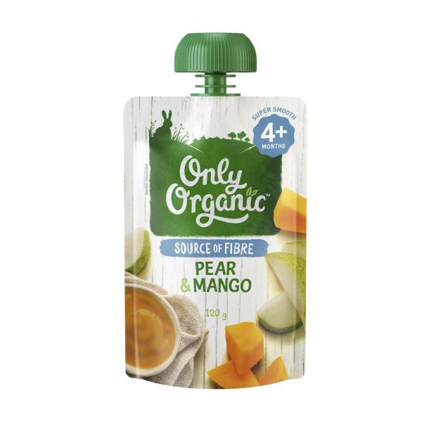 Pear & Mango Baby Food Pouch 4+ Months