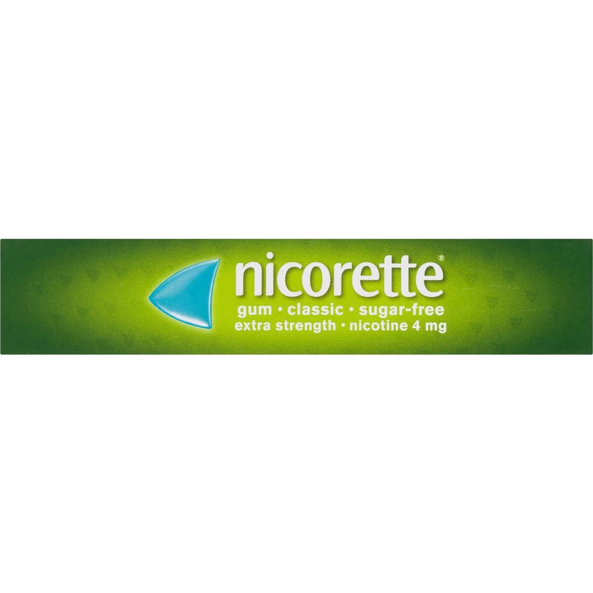 Nicorette Quit Smoking Extra Strength Nicotine Gum Classic 30 pack