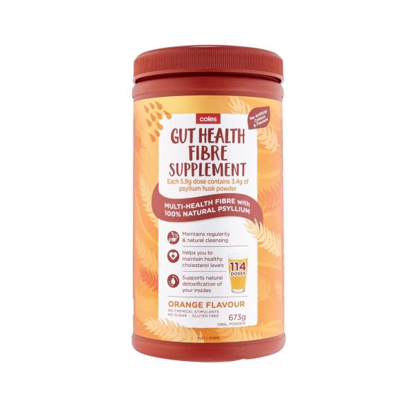 COLES GUT HEALTH FIBRE SUPPLEMENT 673G