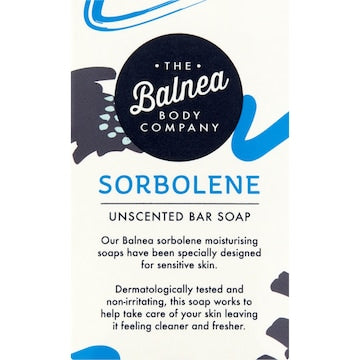 The Balnea Body Company Sorbolene Unscented Soap 100g x 3 pack