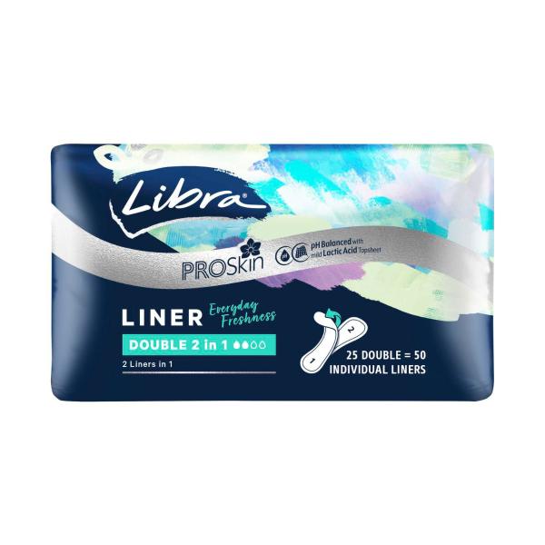 LIBRA LINERS DOUBLE 2-IN-1 25 PACK