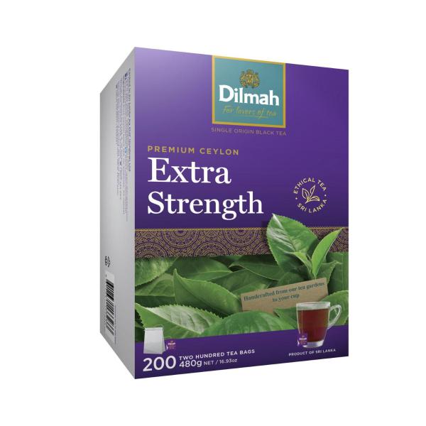 DILMAH EXTRA STRENGTH TEA CUP TEA BAGS 200 PACK