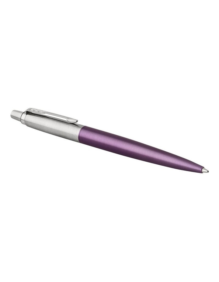 Jotter Victoria Trim Ballpoint Ink Pen in Violet/Chrome