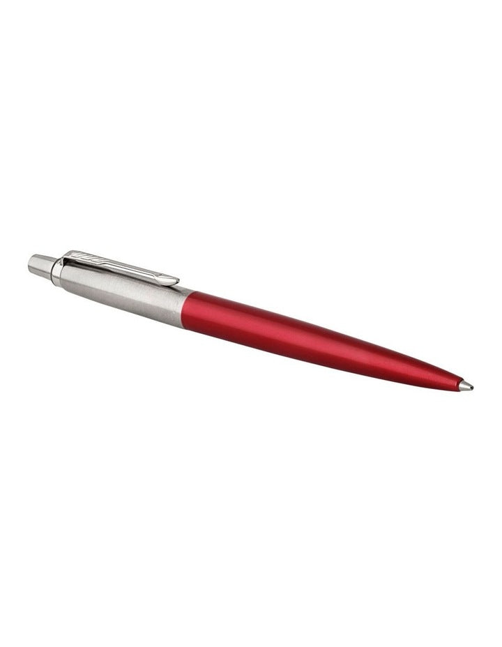 Jotter Kensington Chrome Trim Ballpoint Pen in Red