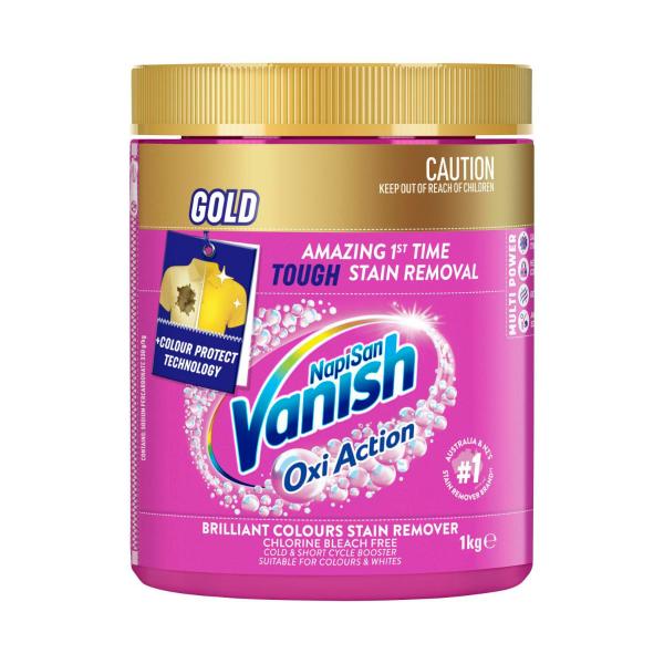 VANISH NAPISAN GOLD COLOURS STAIN REMOVER 1KG