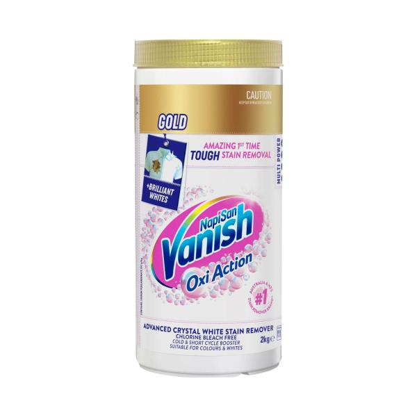 VANISH NAPISAN GOLD CRYSTAL WHITE STAIN REMOVER 2KG