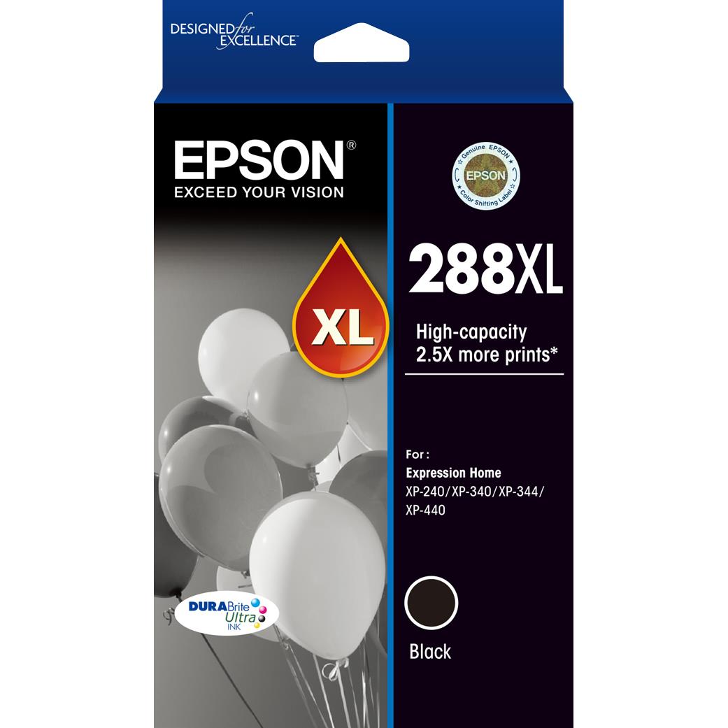 Epson 288XL DURABrite Ultra High Capacity Ink Cartridge (Black)