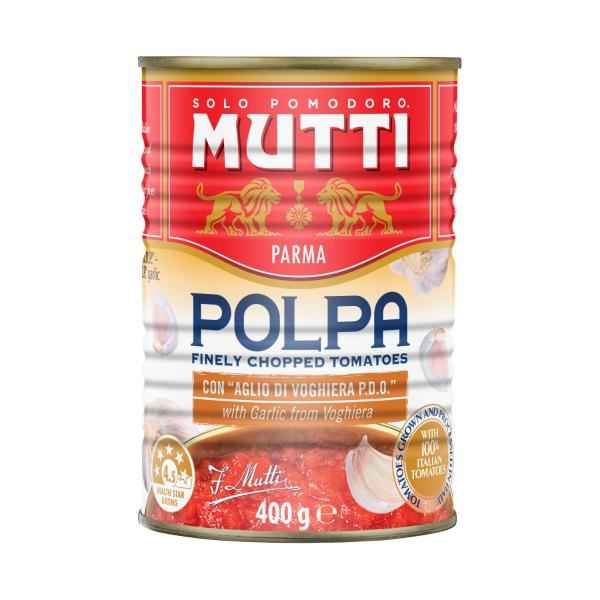 Polpa Finely Chopped Tomatoes With Garlic