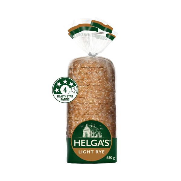 HELGAS BREAD:RYE LIGHT:.:680 GRAM