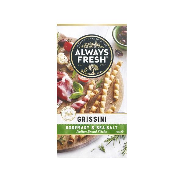 Grissini Rosemary & Sea Salt Bread Sticks