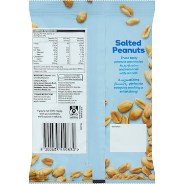 Woolworths Salted Peanuts 375g