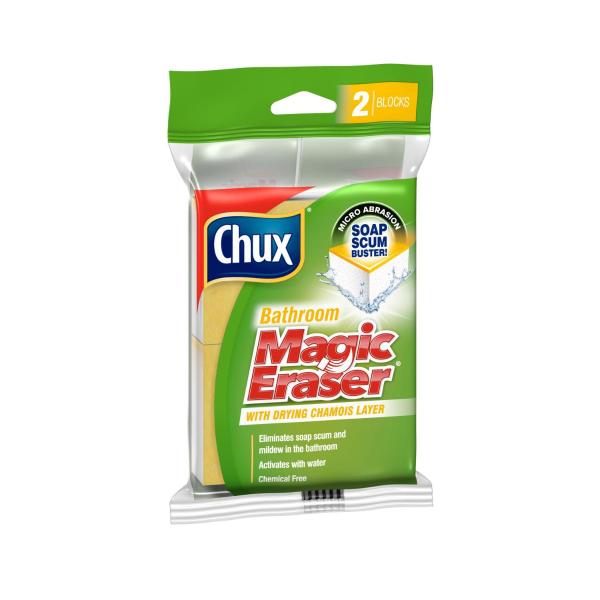 CHUX MAGIC ERASER BATHROOM:BATHROOM:.:2PACK